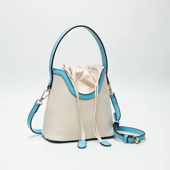 The Unbranded Brand Handbags - Kiersten Canvas Drawstring Satchel Bag
